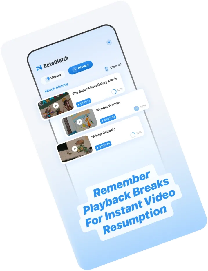 Remember playback progress